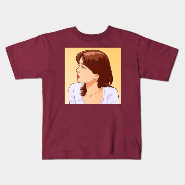 Thinking of you (v2) Kids T-Shirt by Derlis Santacruz - Designs